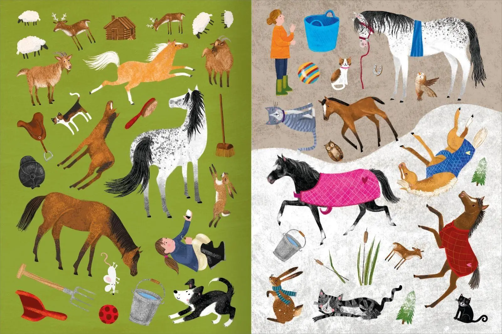 Bild: 9783845868325 | Mein Pferde-Stickerheft | Über 200 Sticker | Sue Reeves | Taschenbuch