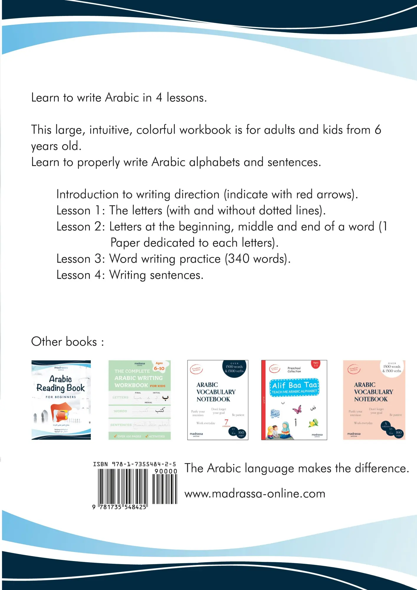 Cover: 9781735548425 | Arabic Writing Workbook | Soulayman de Kerdoret | Taschenbuch | 2020