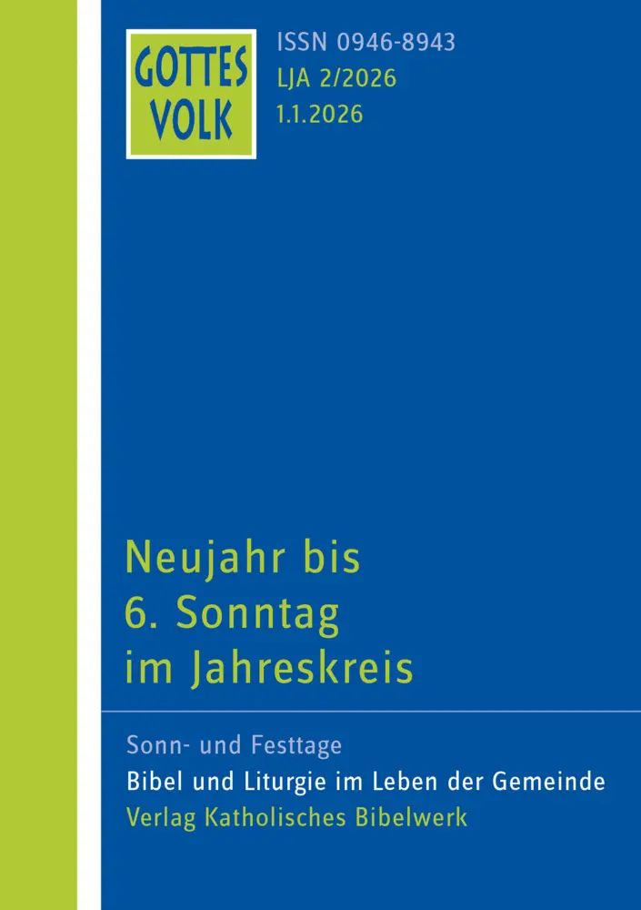 Cover: 9783460268425 | Gottes Volk LJ A2/2026 | Neujahr bis 6. Sonntag im Jahreskreis | Buch