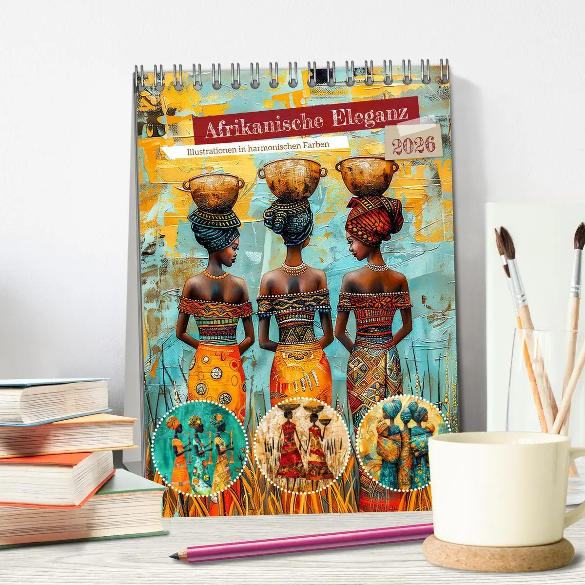 Bild: 9783516248425 | Afrikanische Eleganz - Illustrationen in harmonischen Farben...