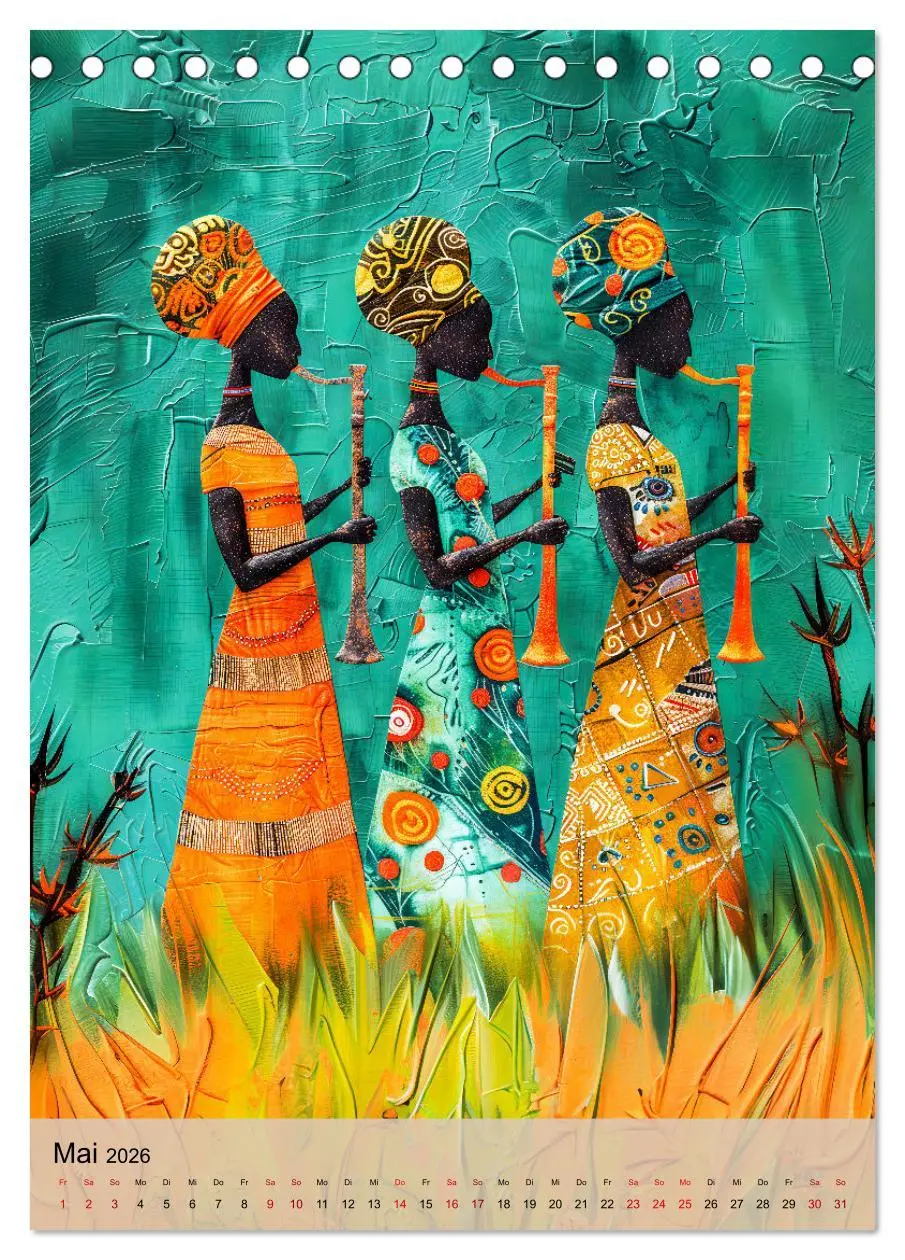 Bild: 9783516248425 | Afrikanische Eleganz - Illustrationen in harmonischen Farben...