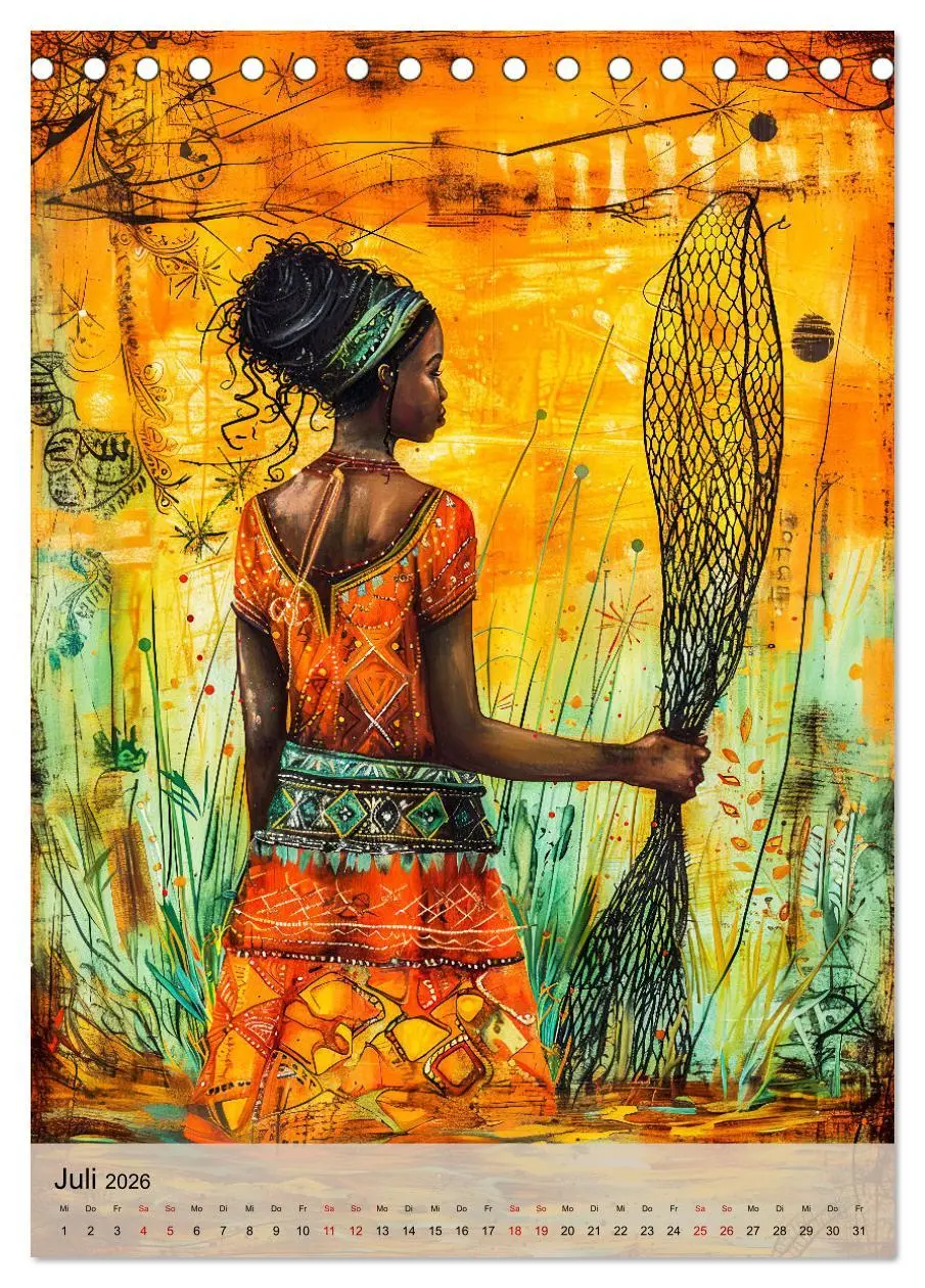 Bild: 9783516248425 | Afrikanische Eleganz - Illustrationen in harmonischen Farben...