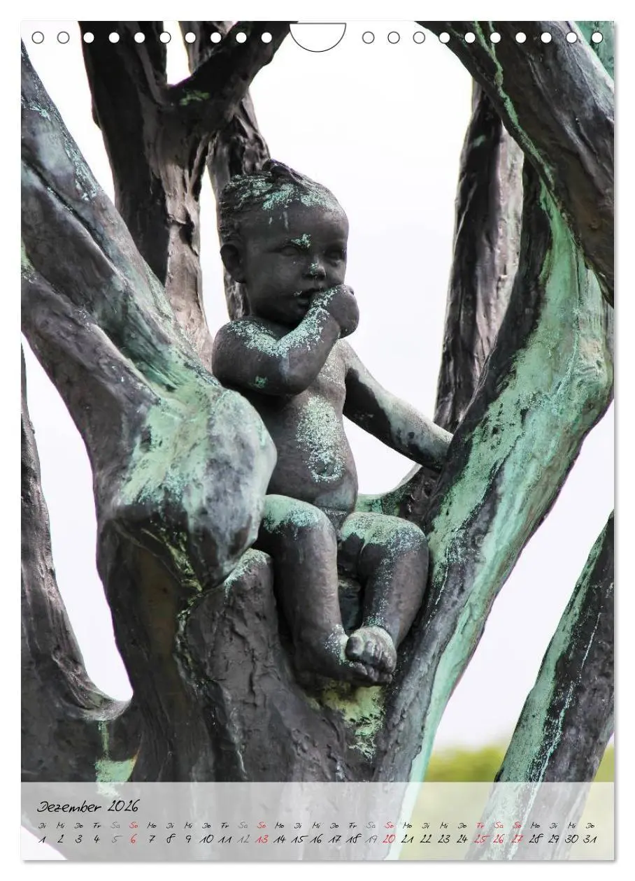 Bild: 9783516488425 | Vigeland (Wandkalender 2026 DIN A4 hoch), CALVENDO Monatskalender