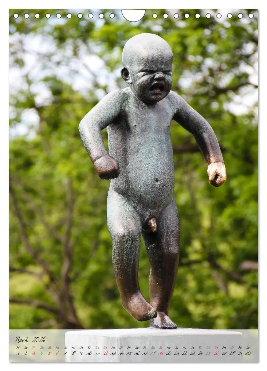 Bild: 9783516488425 | Vigeland (Wandkalender 2026 DIN A4 hoch), CALVENDO Monatskalender