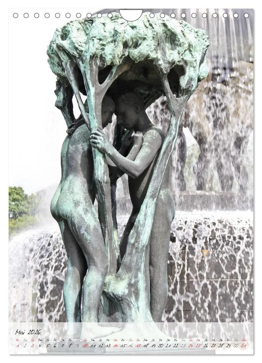 Bild: 9783516488425 | Vigeland (Wandkalender 2026 DIN A4 hoch), CALVENDO Monatskalender