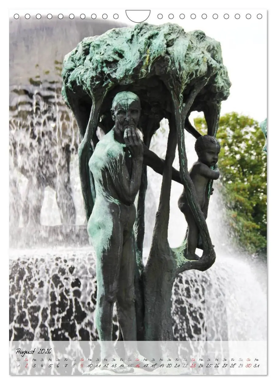 Bild: 9783516488425 | Vigeland (Wandkalender 2026 DIN A4 hoch), CALVENDO Monatskalender