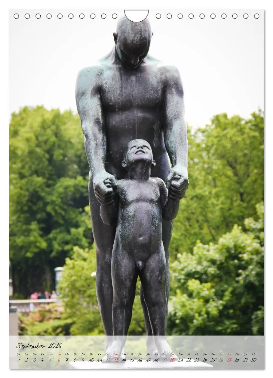 Bild: 9783516488425 | Vigeland (Wandkalender 2026 DIN A4 hoch), CALVENDO Monatskalender