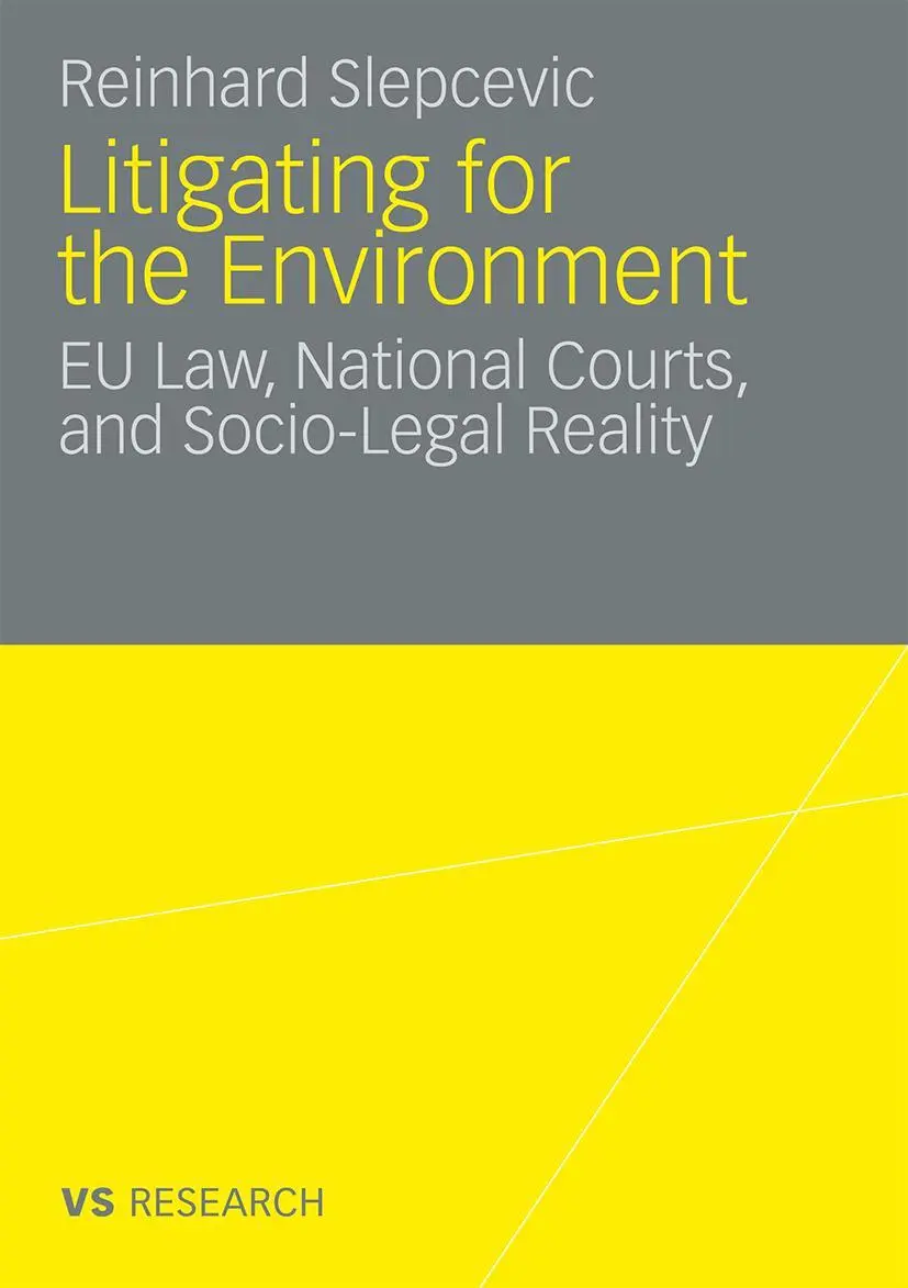 Cover: 9783531168425 | Litigating for the Environment | Reinhard Slepcevic | Taschenbuch