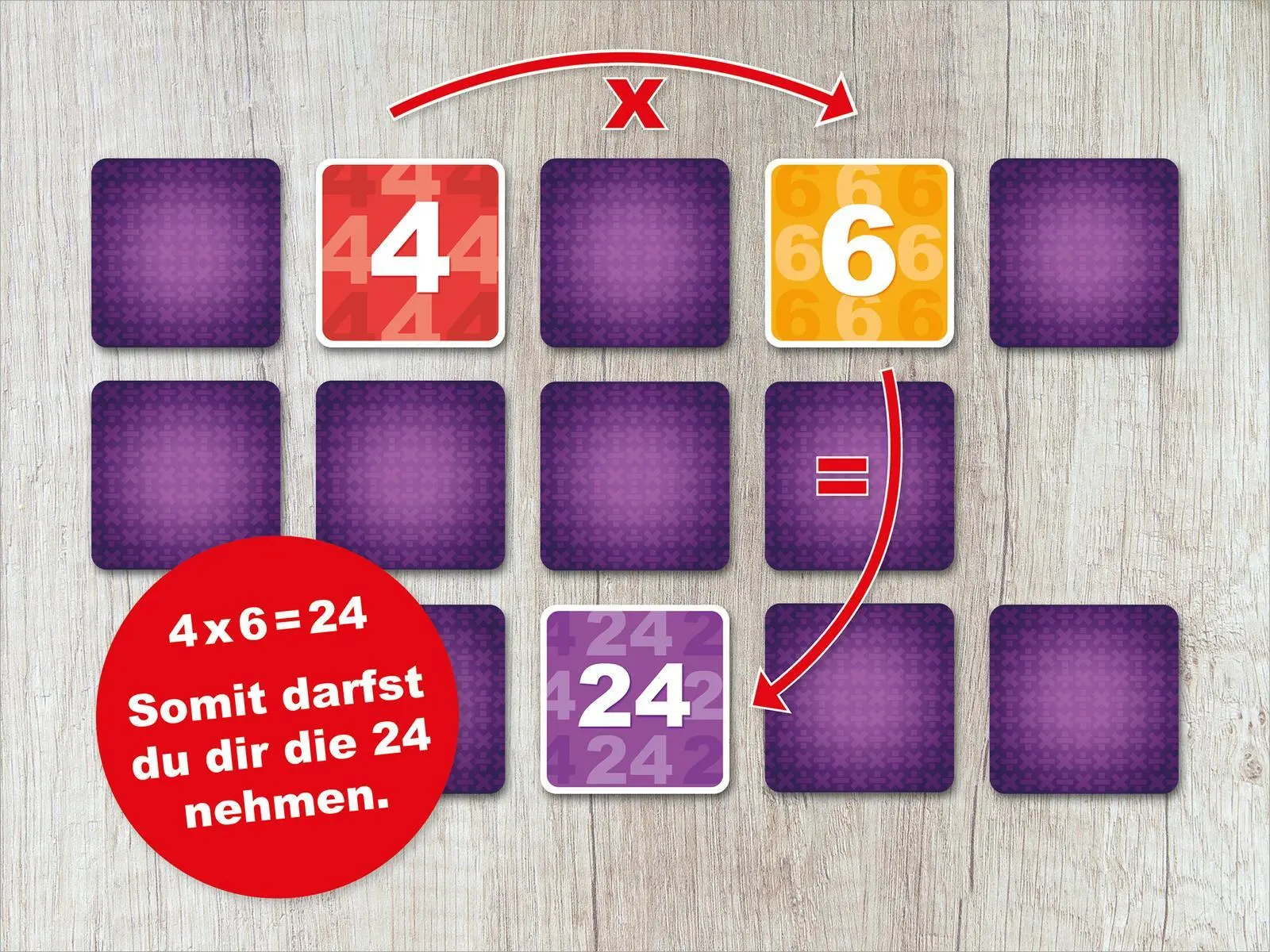 Bild: 4014489138525 | Science &amp; Kids - 1, 2, 3 ... vorbei! Mathe-Memo Multiplikation &amp;...