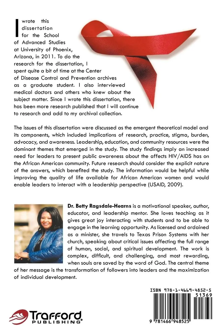 Rückseite: 9781466948525 | A Study of the Lack of HIV/AIDS Awareness Among African American Women