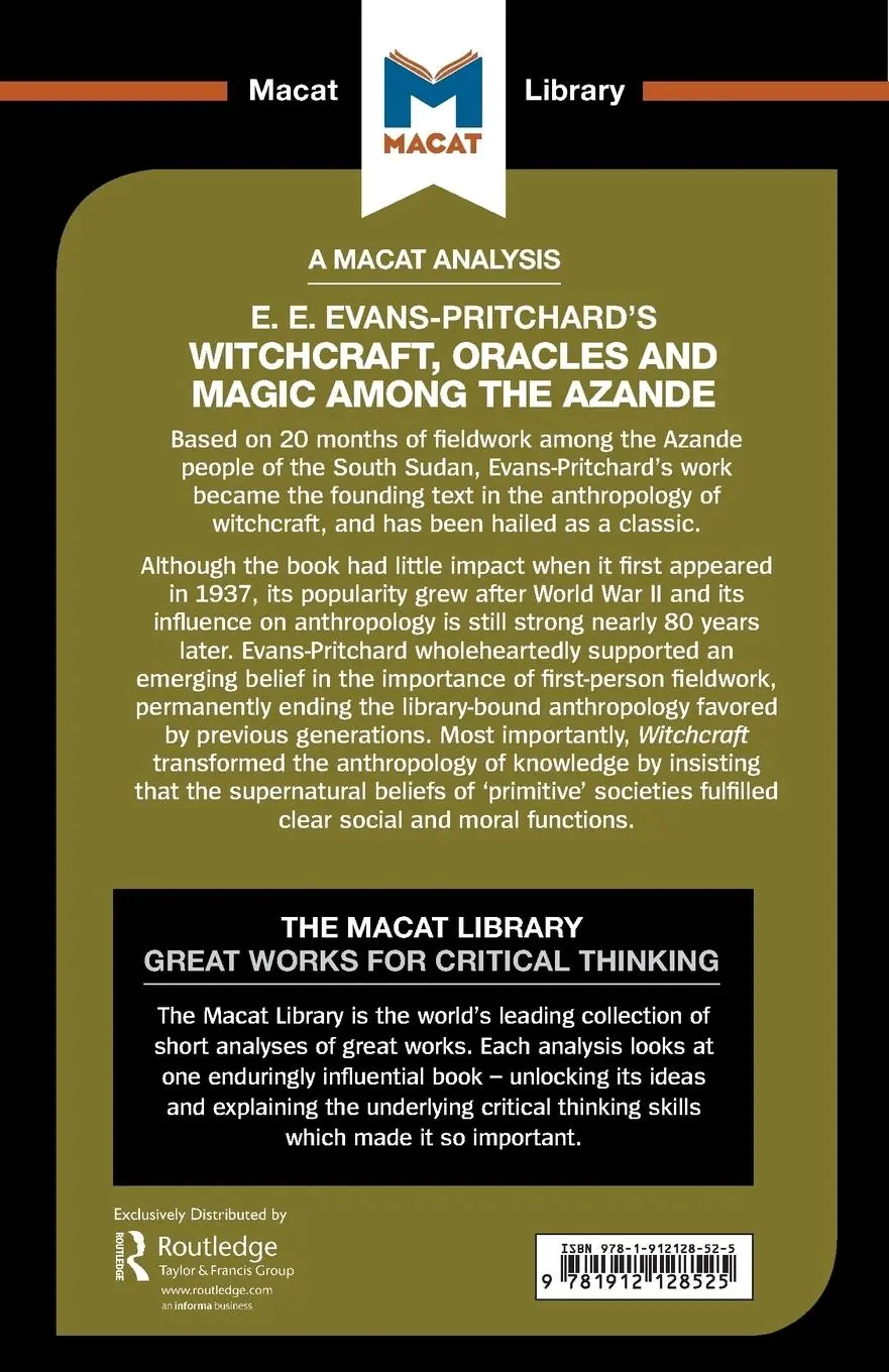 Rückseite: 9781912128525 | An Analysis of E.E. Evans-Pritchard's Witchcraft, Oracles and Magic...