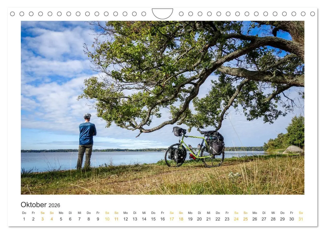 Bild: 9783457698525 | Radreiseglück Ostsee (Wandkalender 2026 DIN A4 quer), CALVENDO...