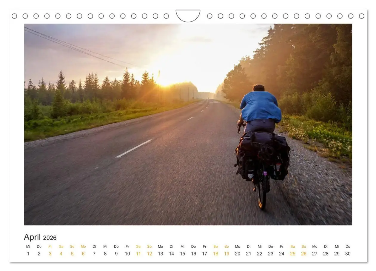 Bild: 9783457698525 | Radreiseglück Ostsee (Wandkalender 2026 DIN A4 quer), CALVENDO...
