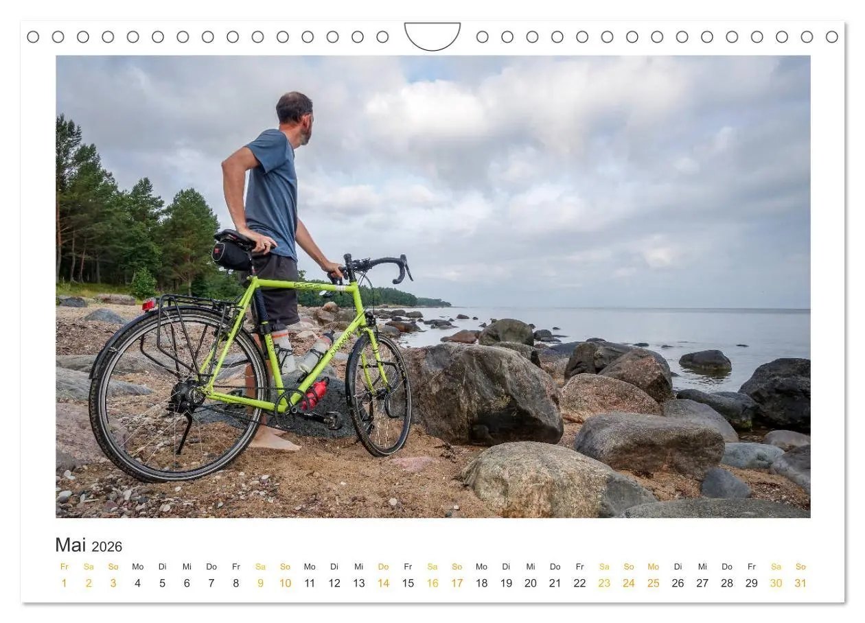 Bild: 9783457698525 | Radreiseglück Ostsee (Wandkalender 2026 DIN A4 quer), CALVENDO...