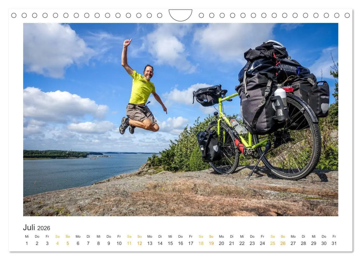 Bild: 9783457698525 | Radreiseglück Ostsee (Wandkalender 2026 DIN A4 quer), CALVENDO...