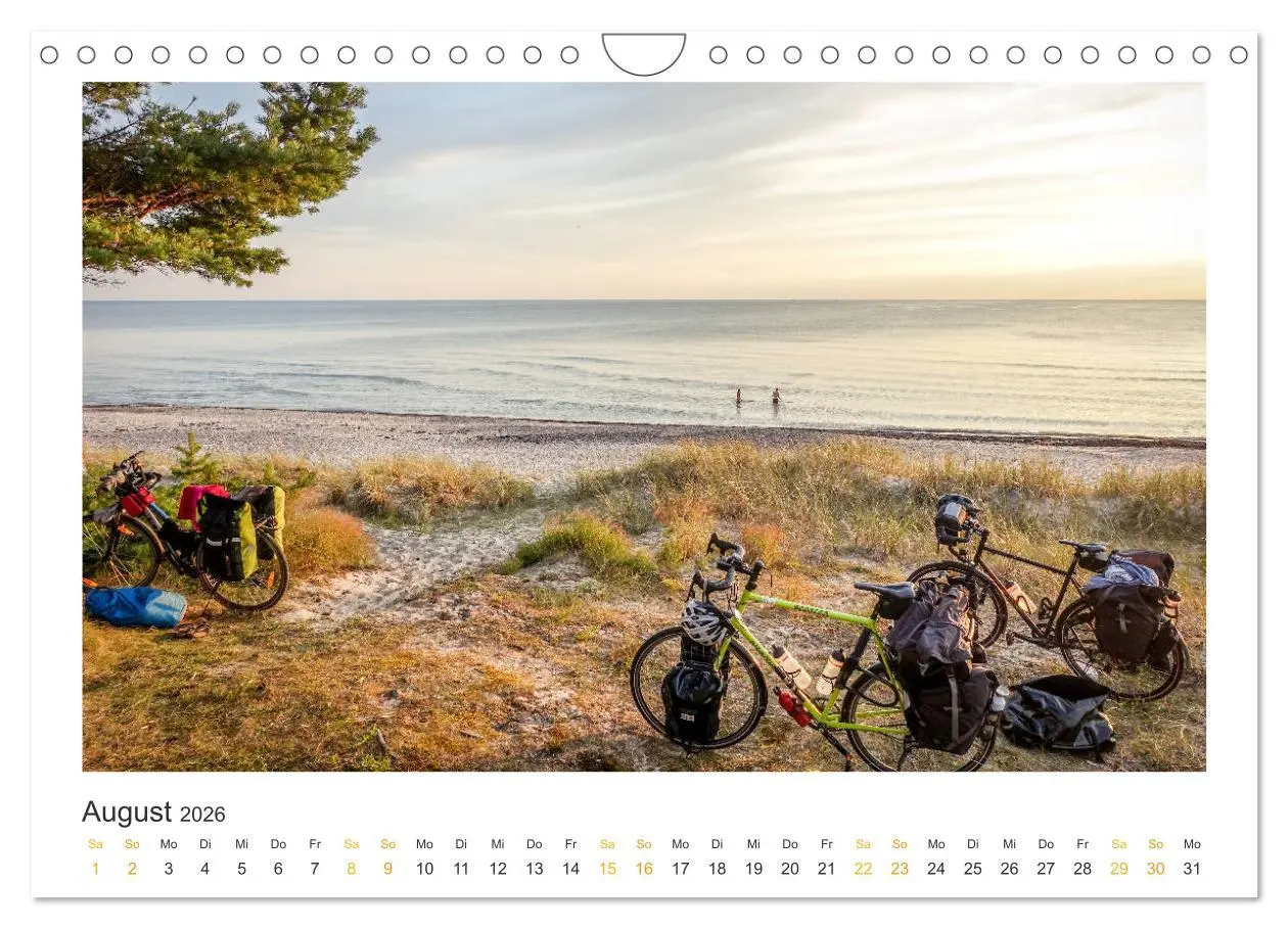 Bild: 9783457698525 | Radreiseglück Ostsee (Wandkalender 2026 DIN A4 quer), CALVENDO...