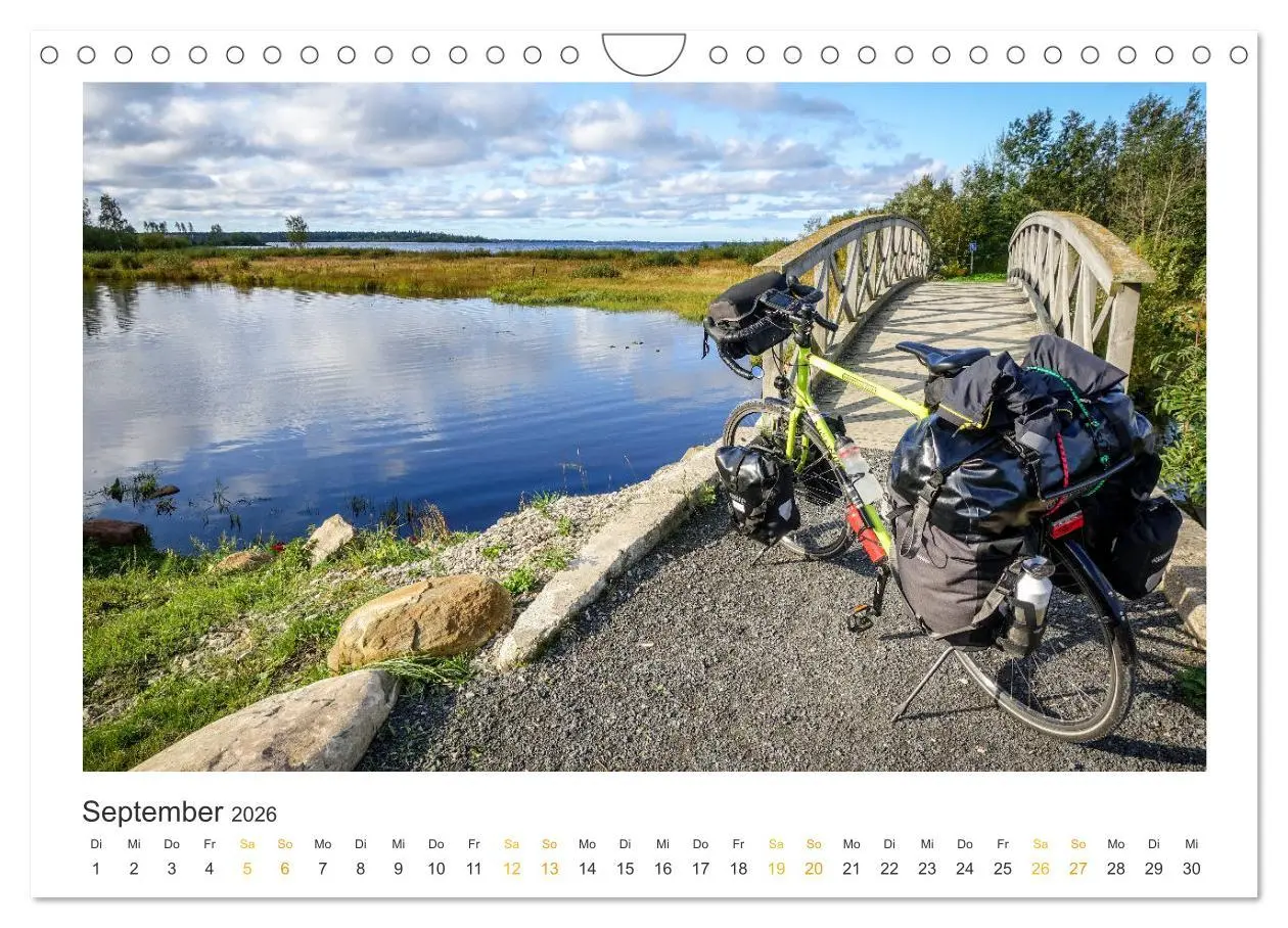 Bild: 9783457698525 | Radreiseglück Ostsee (Wandkalender 2026 DIN A4 quer), CALVENDO...