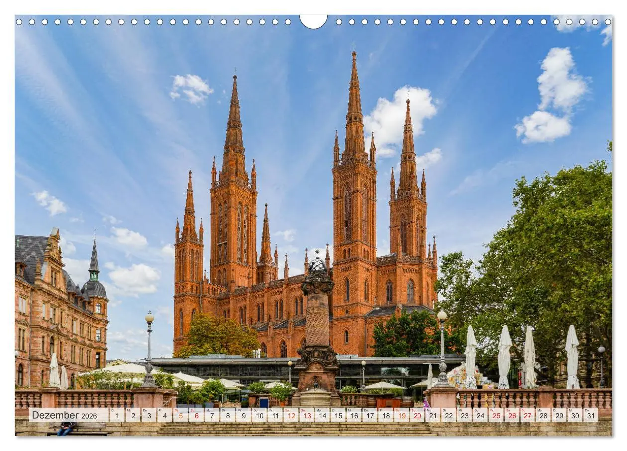 Bild: 9783457768525 | Wiesbaden Impressionen (Wandkalender 2026 DIN A3 quer), CALVENDO...