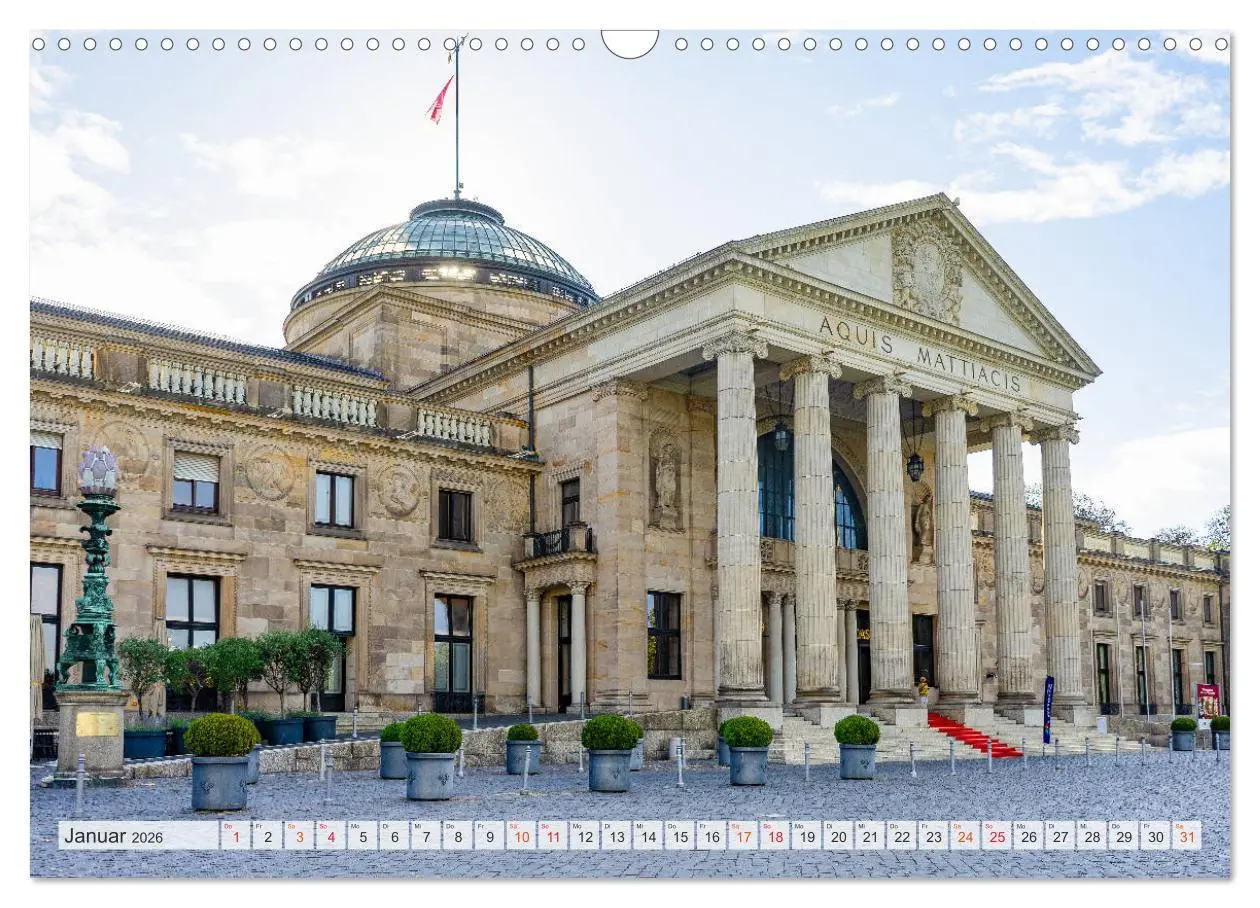 Bild: 9783457768525 | Wiesbaden Impressionen (Wandkalender 2026 DIN A3 quer), CALVENDO...