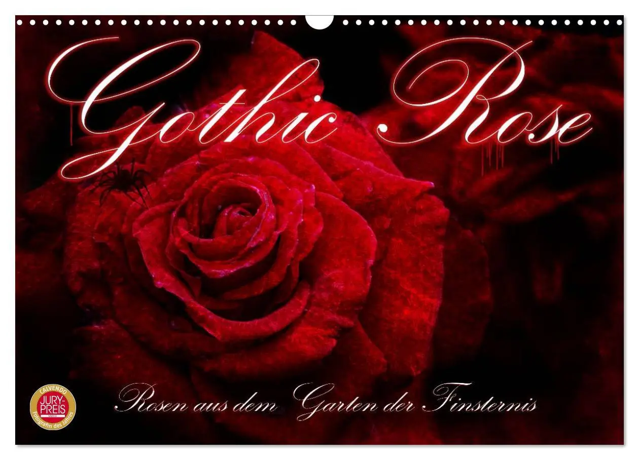 Cover: 9783516098525 | Gothic Rose - Rosen aus dem Garten der Finsternis (Wandkalender...