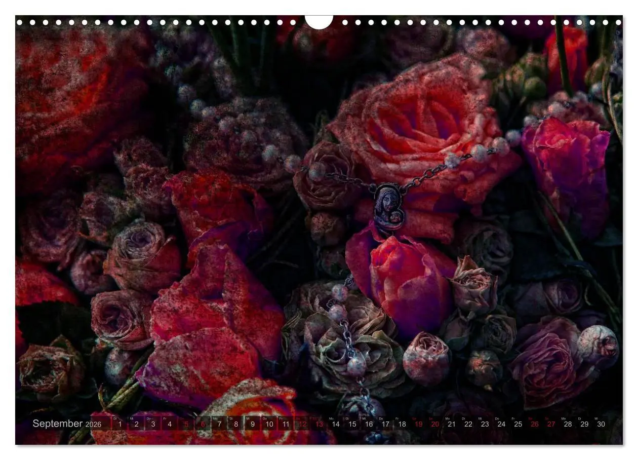 Bild: 9783516098525 | Gothic Rose - Rosen aus dem Garten der Finsternis (Wandkalender...