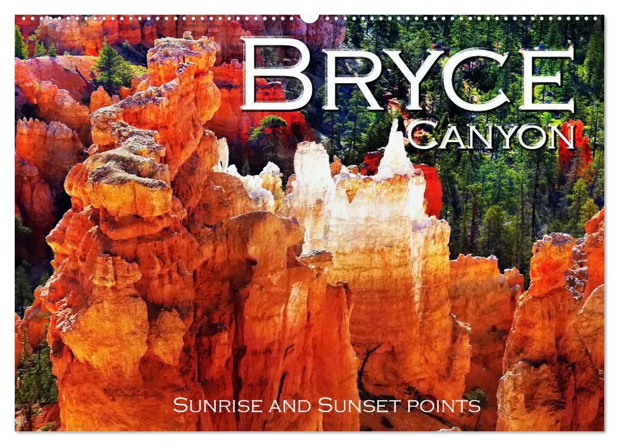 Cover: 9783516548525 | Bryce Canyon, Sunrise and Sunset points (Wall Calendar 2026 DIN A2...