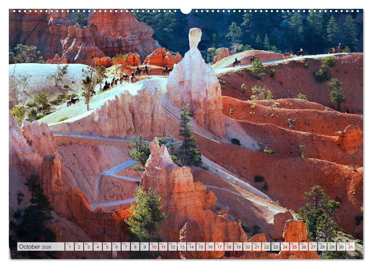 Bild: 9783516548525 | Bryce Canyon, Sunrise and Sunset points (Wall Calendar 2026 DIN A2...