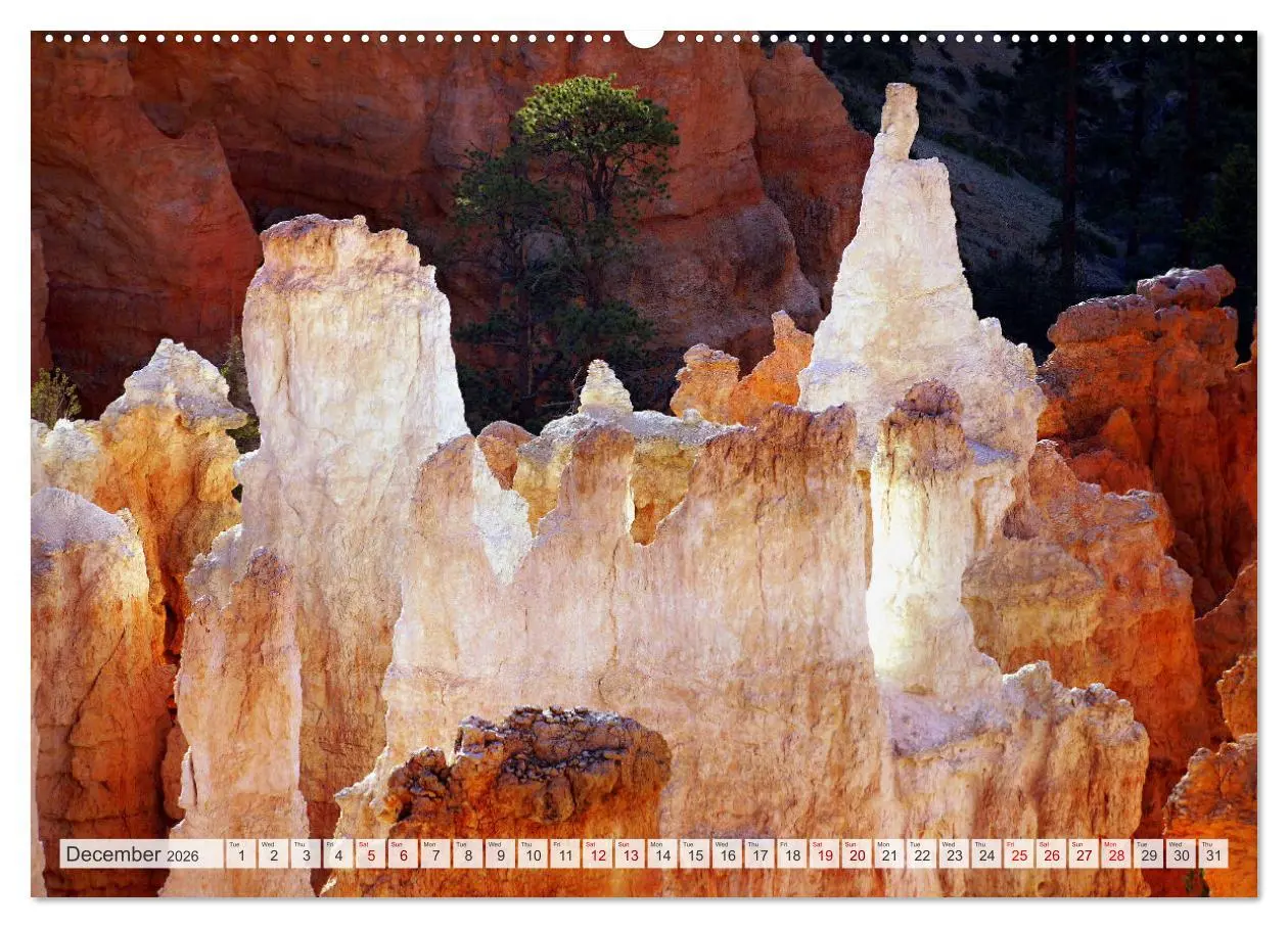 Bild: 9783516548525 | Bryce Canyon, Sunrise and Sunset points (Wall Calendar 2026 DIN A2...