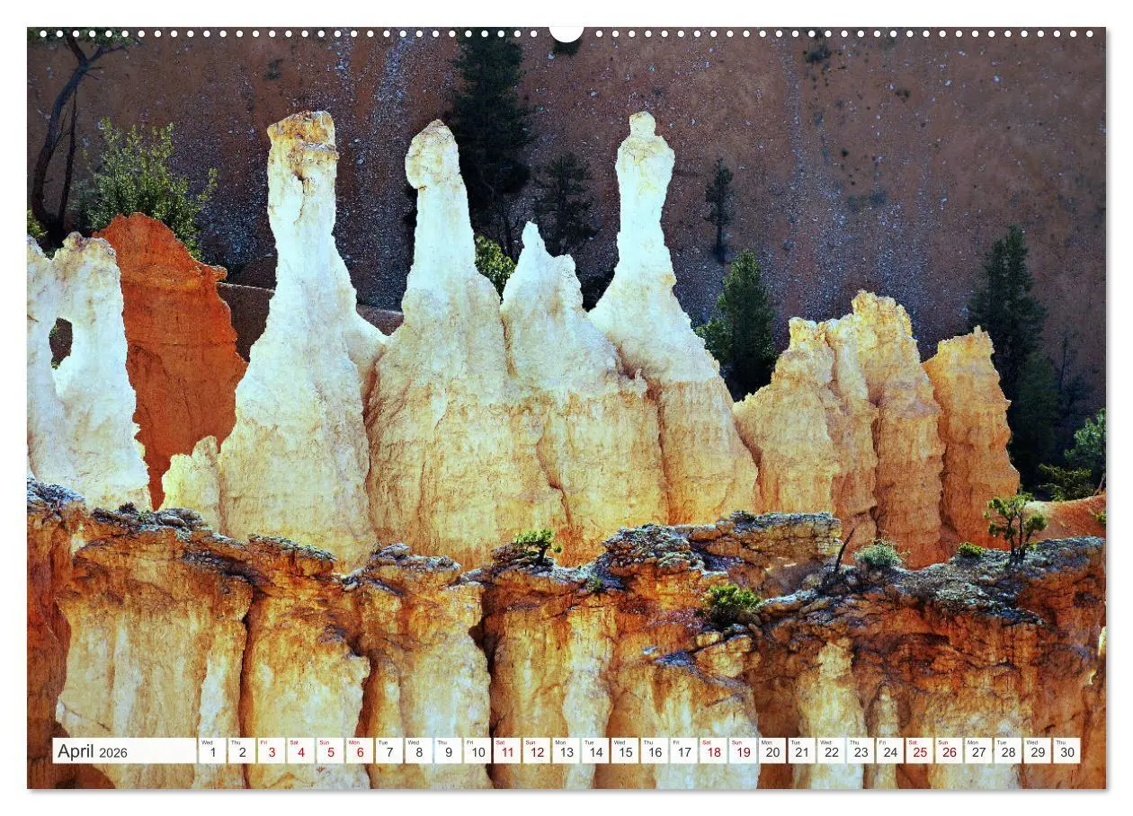 Bild: 9783516548525 | Bryce Canyon, Sunrise and Sunset points (Wall Calendar 2026 DIN A2...