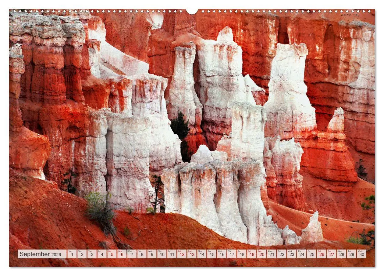 Bild: 9783516548525 | Bryce Canyon, Sunrise and Sunset points (Wall Calendar 2026 DIN A2...