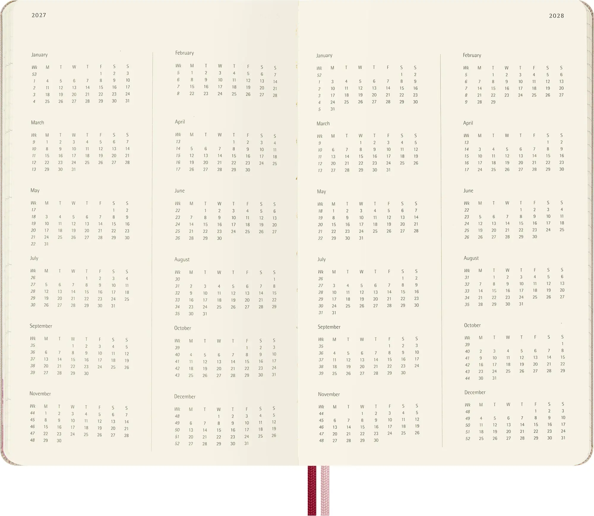 Bild: 8056999278625 | Moleskine 18 Monate Sakura Wochen Notizkalender limitierte Ausgabe...