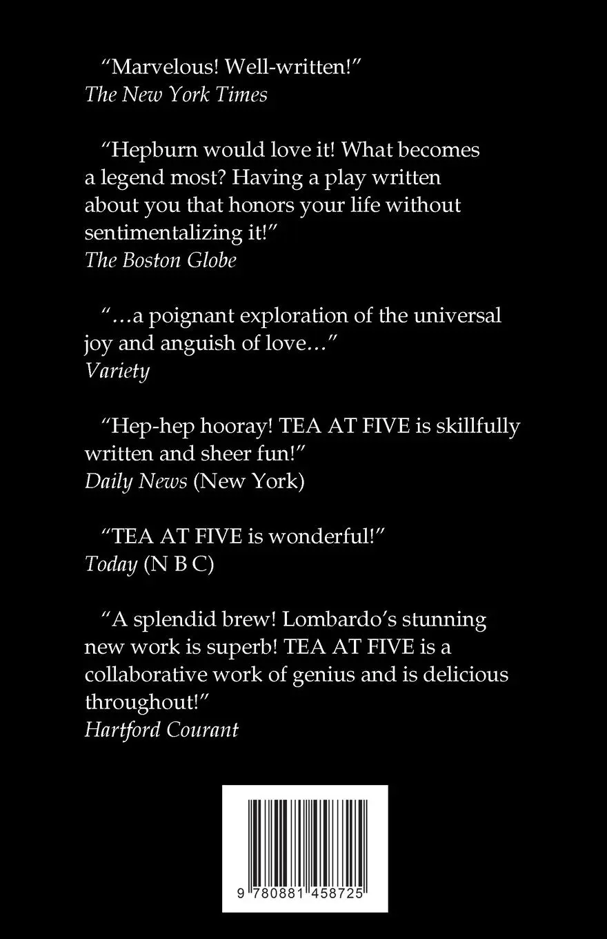 Rückseite: 9780881458725 | Tea At Five | Matthew Lombardo | Taschenbuch | Kartoniert / Broschiert