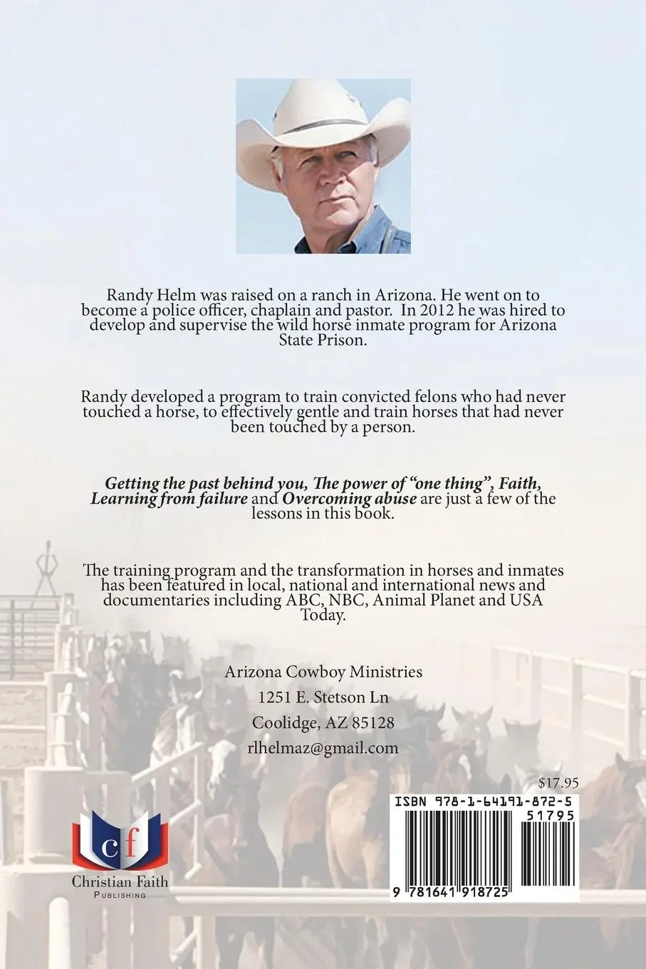 Rückseite: 9781641918725 | Lessons from Horses | Randy Helm | Taschenbuch | Englisch | 2018