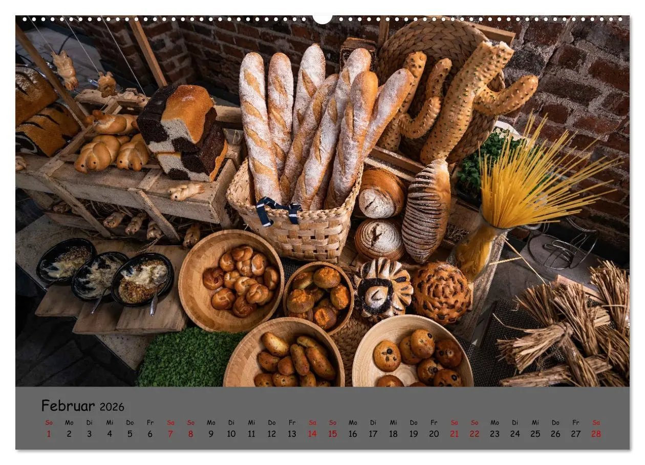 Bild: 9783457438725 | Mein Brotkalender (hochwertiger Premium Wandkalender 2026 DIN A2...