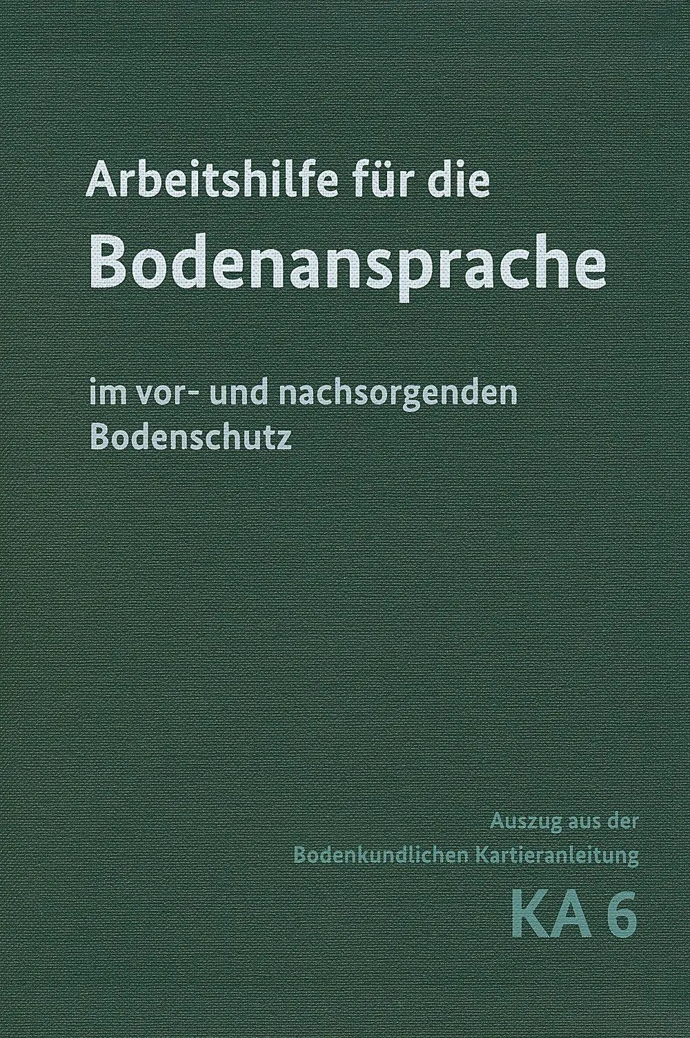 Cover: 9783510968725 | Arbeitshilfe für die Bodenansprache im vor- und nachsorgenden...
