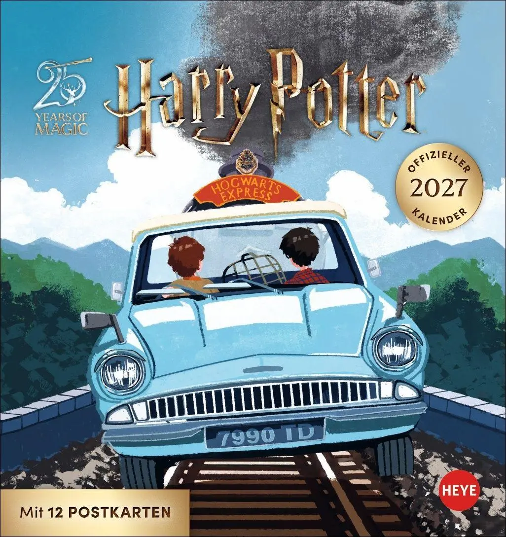 Cover: 9783756418725 | Harry Potter Postkartenkalender 2027 | Kalender | 13 S. | Deutsch