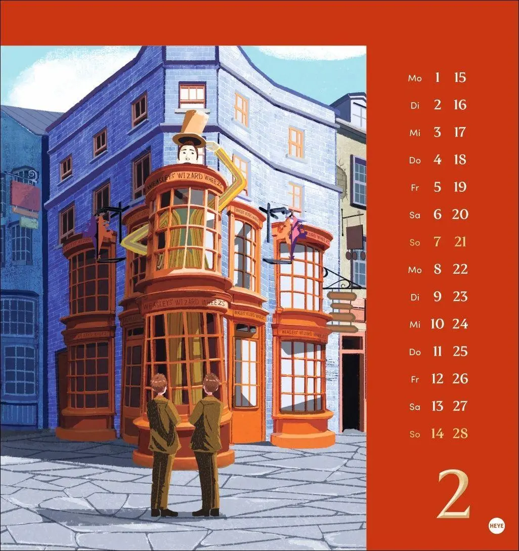 Bild: 9783756418725 | Harry Potter Postkartenkalender 2027 | Kalender | 13 S. | Deutsch