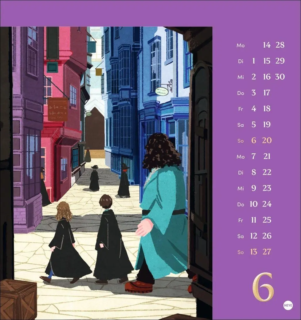 Bild: 9783756418725 | Harry Potter Postkartenkalender 2027 | Kalender | 13 S. | Deutsch