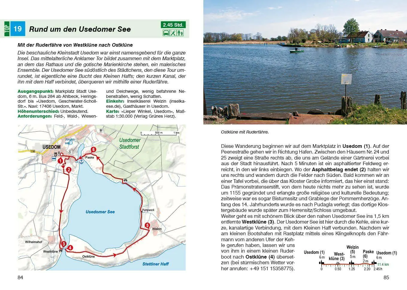 Bild: 9783763348725 | ROTHER Wanderführer Usedom | Manfred Schmid-Myszka | Taschenbuch