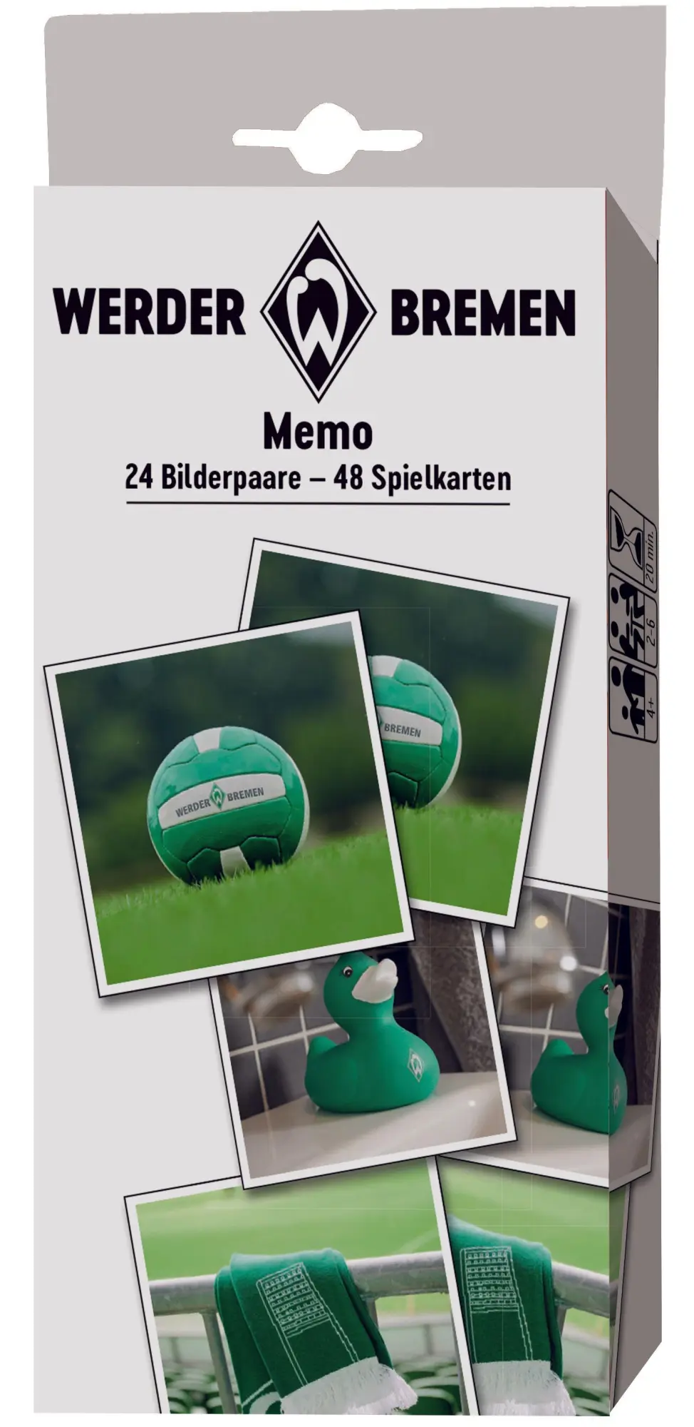 Cover: 4260029828825 | Werder Bremen Memo | 30 Minuten, 2-6 Spieler | Spiel | WERMEMO | 2026