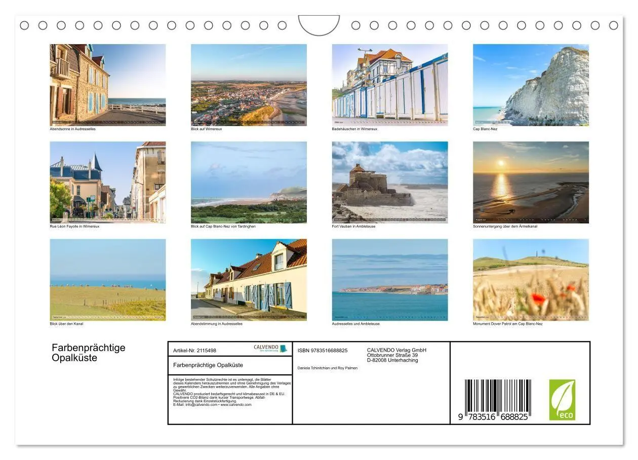 Bild: 9783516688825 | Farbenprächtige Opalküste (Wandkalender 2026 DIN A4 quer), CALVENDO...