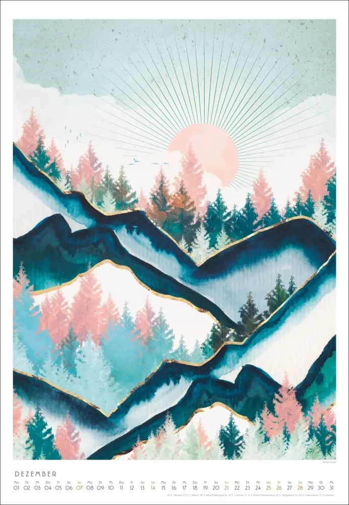 Bild: 9783756408825 | Traumwelten Posterkalender 2025 | SpaceFrog Designs | Kalender | 2025