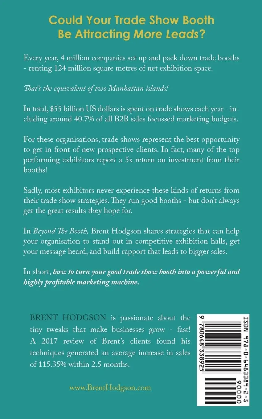 Rückseite: 9780648338925 | Beyond The Booth | Brent Hodgson | Taschenbuch | Englisch | 2019