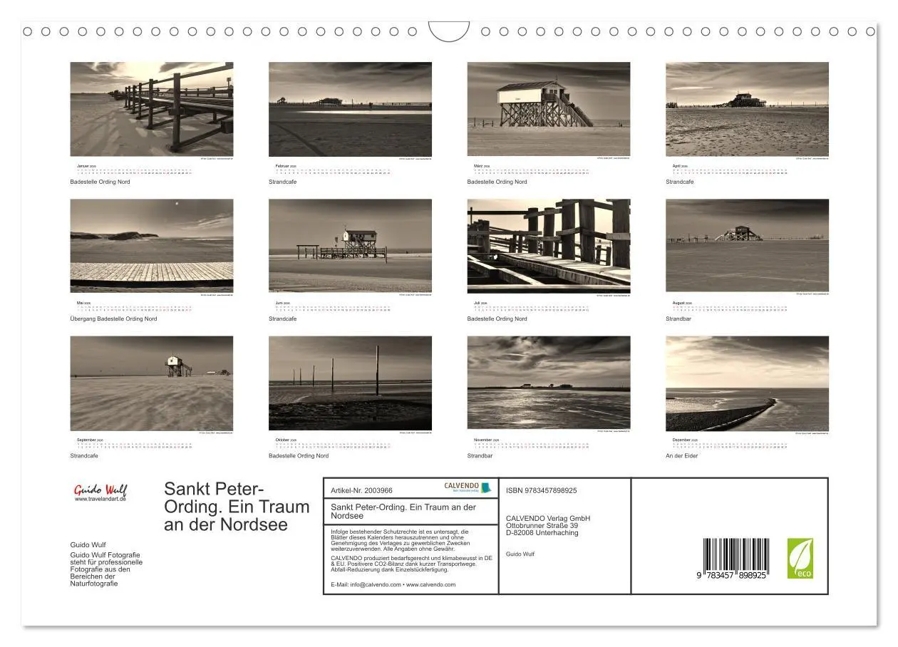 Bild: 9783457898925 | Sankt Peter-Ording. Ein Traum an der Nordsee (Wandkalender 2026 DIN...