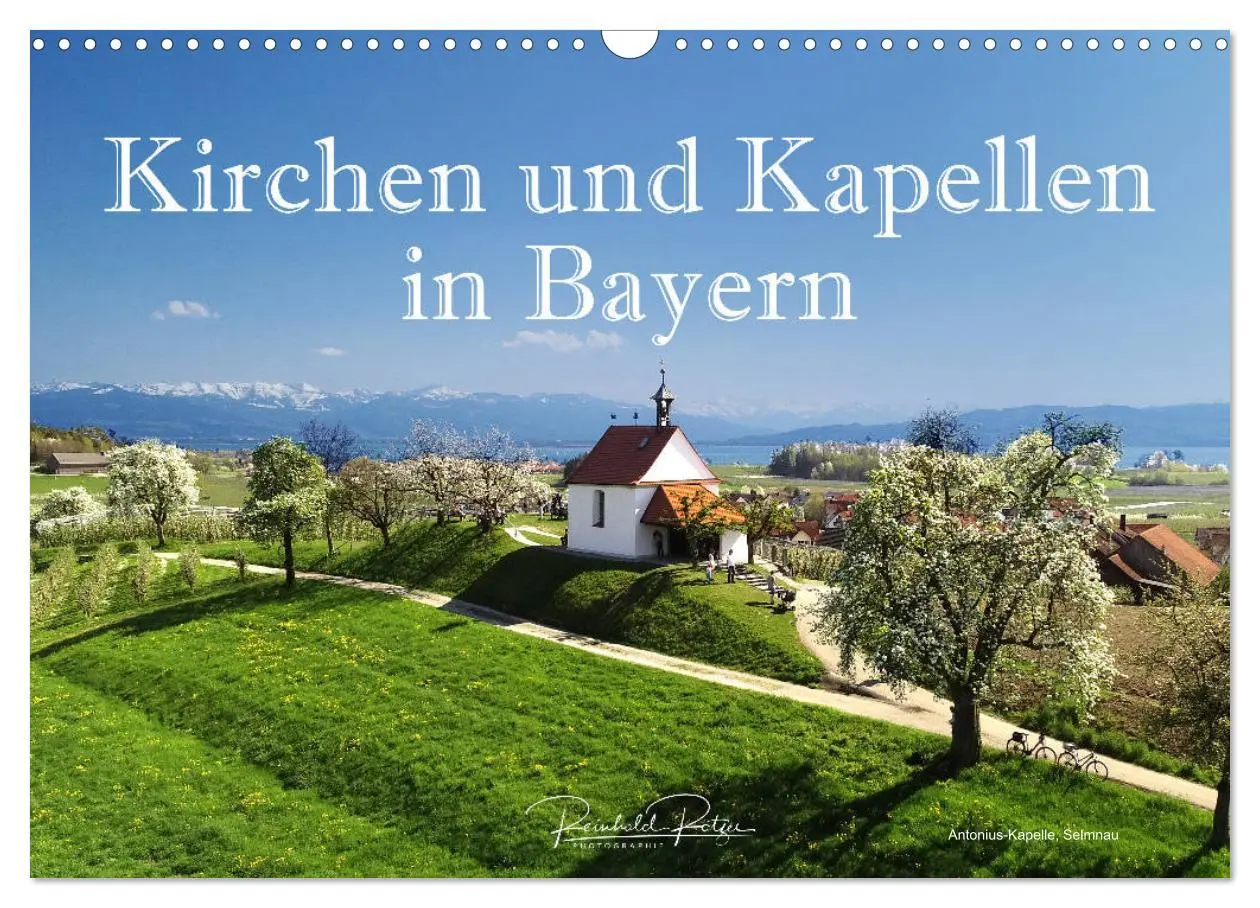 Cover: 9783516128925 | Kirchen und Kapellen in Bayern (Wandkalender 2026 DIN A3 quer),...