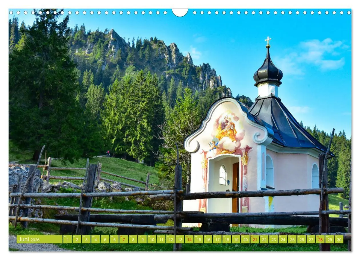 Bild: 9783516128925 | Kirchen und Kapellen in Bayern (Wandkalender 2026 DIN A3 quer),...