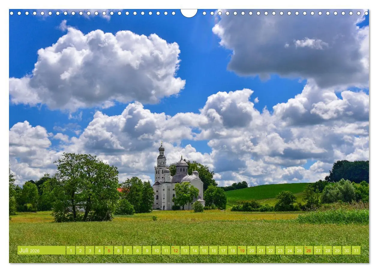 Bild: 9783516128925 | Kirchen und Kapellen in Bayern (Wandkalender 2026 DIN A3 quer),...