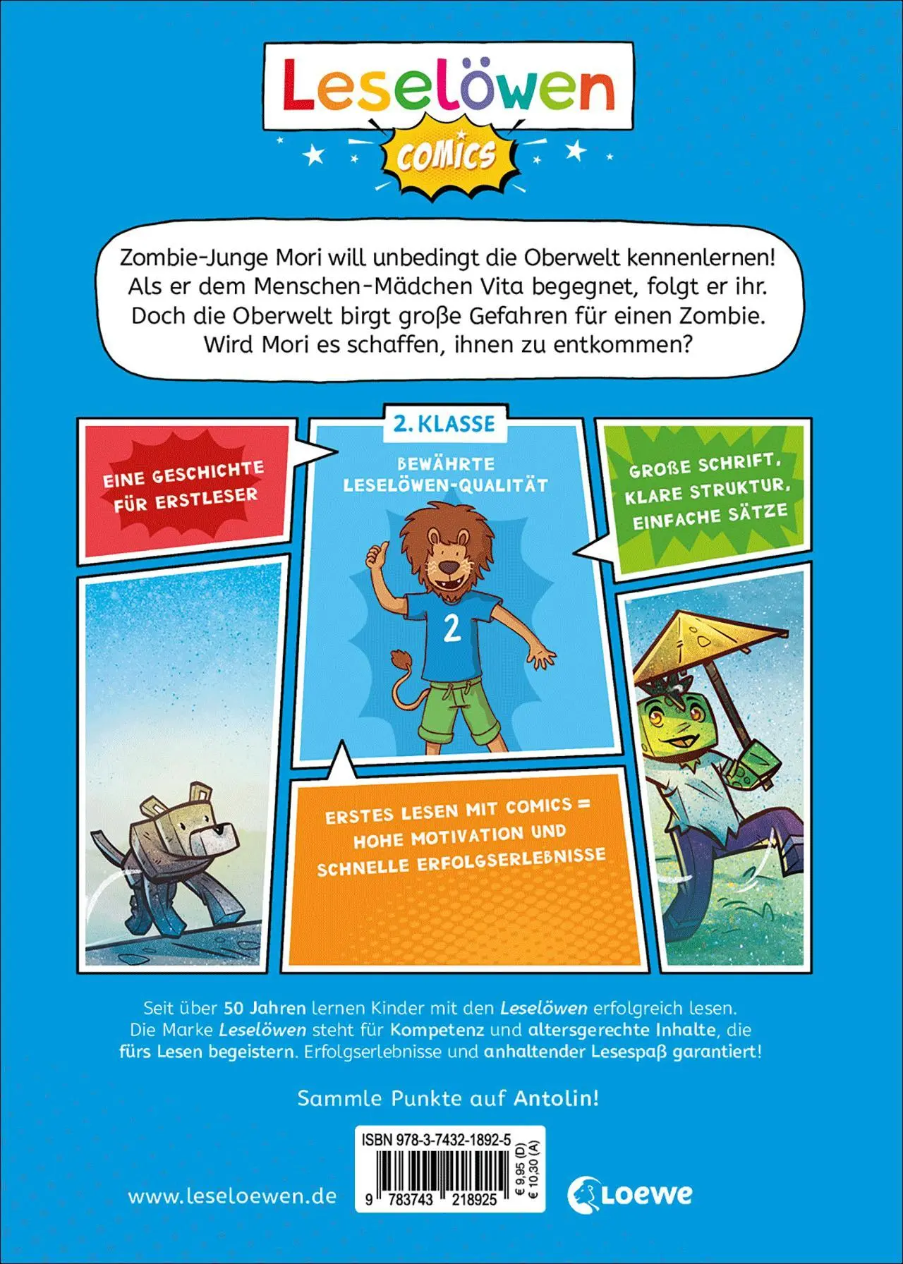 Bild: 9783743218925 | Leselöwen Comics 2. Klasse - Gefahr in der Oberwelt | Karl Olsberg