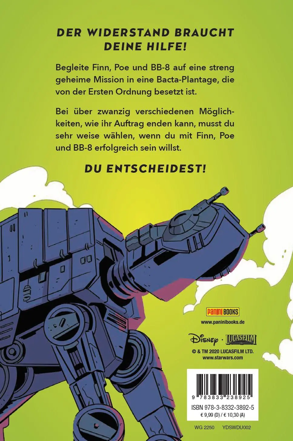 Rückseite: 9783833238925 | Star Wars: Du entscheidest: Ein Abenteuer mit Finn &amp; Poe | Cavan Scott