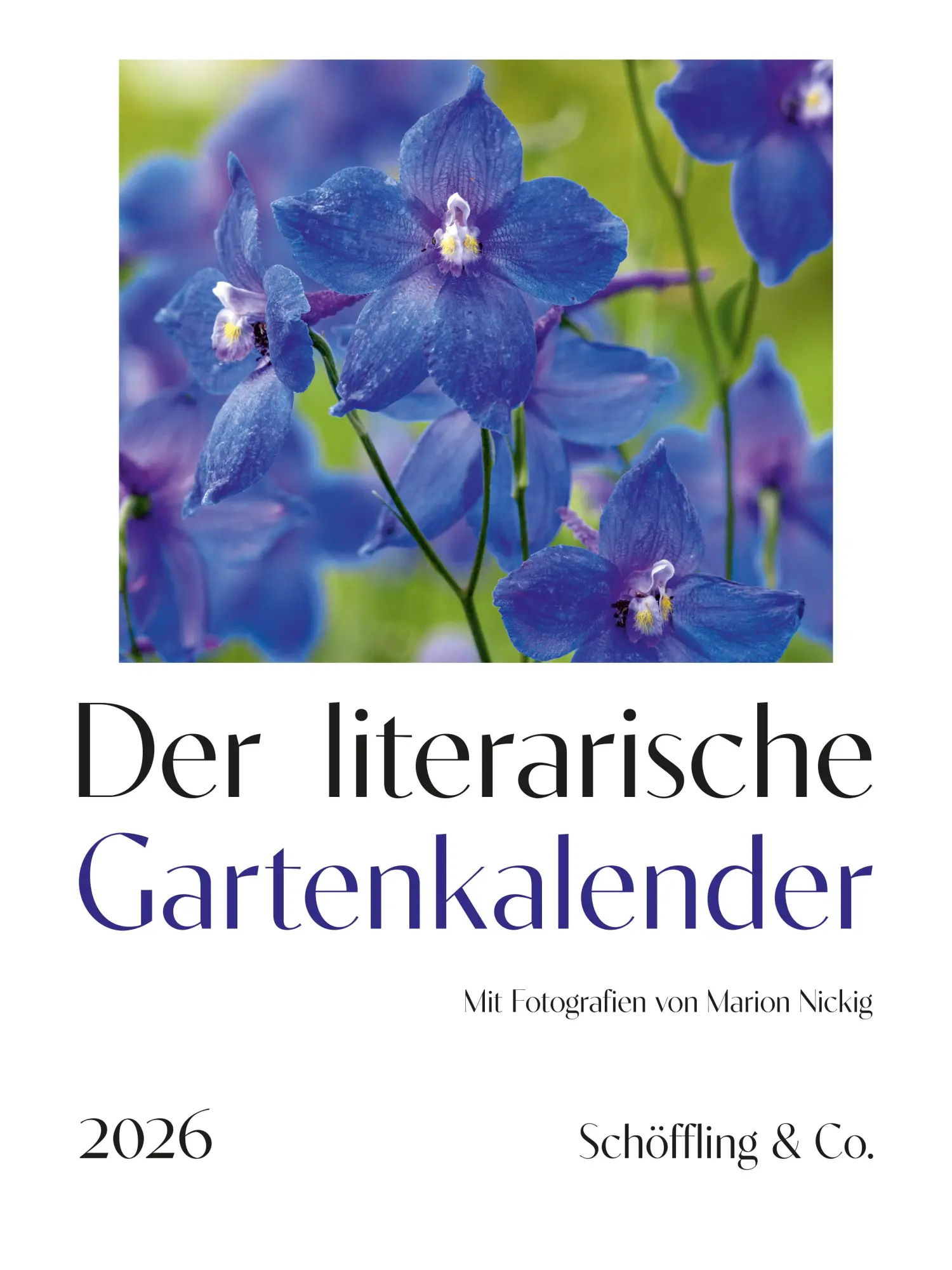 Cover: 9783895618925 | Der literarische Gartenkalender 2026 | Antje Peters | Kalender | 56 S.